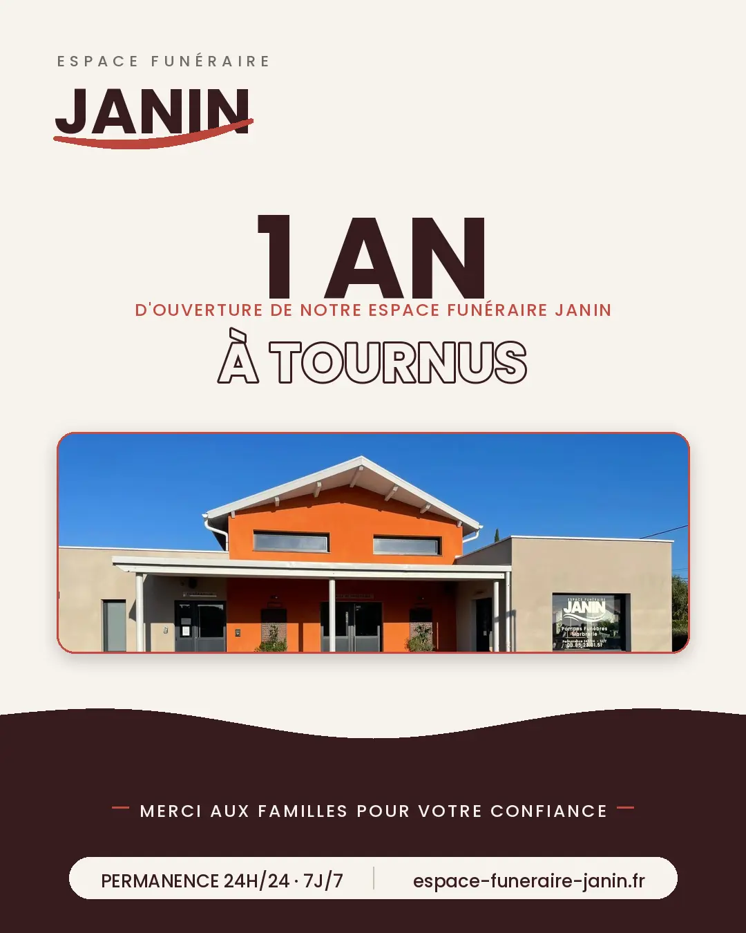 1 an ouverture